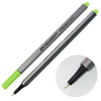 Ручка капиллярная (линер), 0.4 мм, зеленая кислотная, SkyGlory SG860