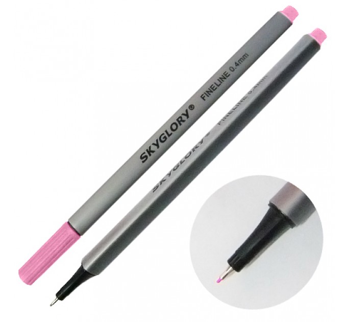Ручка капиллярная (линер), 0.4 мм, персидский розовый, SkyGlory SG860