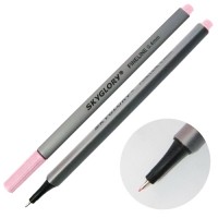 Ручка капиллярная (линер), 0.4 мм, бледно-розовый, SkyGlory SG860