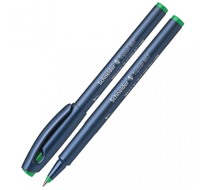 Ручка роллер, зеленая, 0.6 мм, TopBall 857 8574