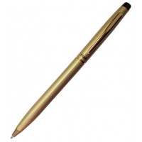 Ручка шариковая автоматическая, синий стержень, KRISS 1000зол