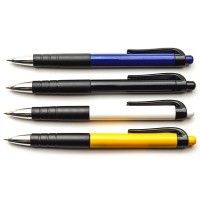 Ручка шариковая автоматическая, синий стержень 6505