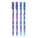 Набор ручек шариковых, 4 шт, «Retro Future», синяя, 0.7 мм, грип, рисунок на корпусе, PET-бокс с ЕП CBp_70S08_4