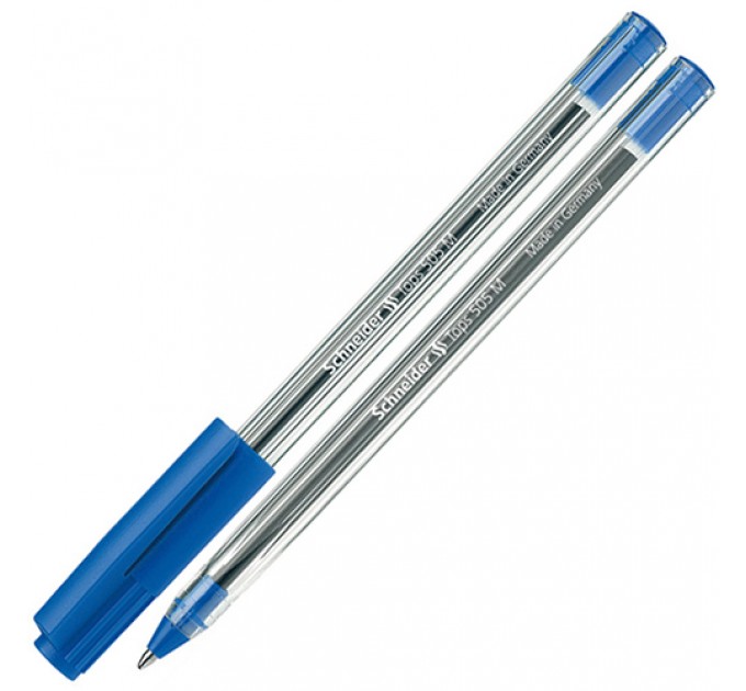 Ручка шариковая, синий стержень, 0.5 мм, Tops 505 M 150603