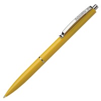 Ручка шариковая автоматическая, синий стержень, К15, желтый корпус 930855