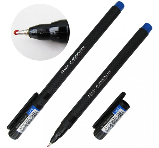 Ручка шариковая, синий стержень, 0.7 мм, CARBONIX