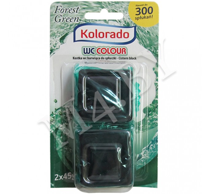 Таблетки для сливного бачка HAL Kolorado Colour, зеленый, 2 шт