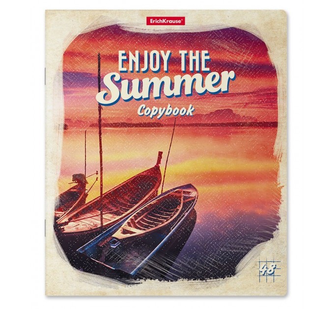 Набор тетрадей A5, 48 л., клетка, «Enjoy The Summer», 5 шт 49624/н