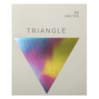 Тетрадь А5, 48 л., клетка, «Голография. Треугольник» SVT_480721_04