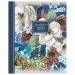 Набор тетрадей А5, 96 л., клетка, «Цветы», микротекстура, 10 шт в термопленке JW42/5н
