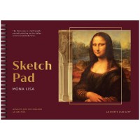 Альбом-планшет для рисования А4, 48 л., на спирали, «Great painters. Da Vinci» PS48c-36871