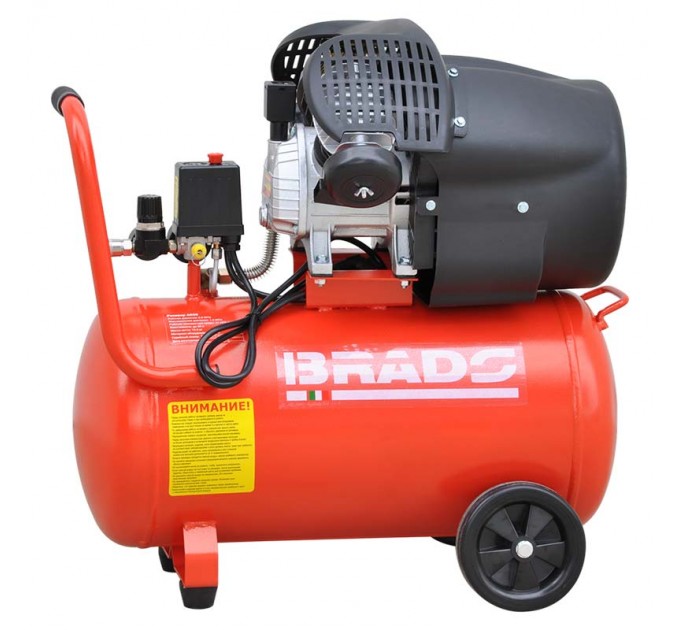 Воздушный компрессор BRADO AR50V (до 440 л/мин, 8 атм, 50 л, 230 В, 2.2 кВт)