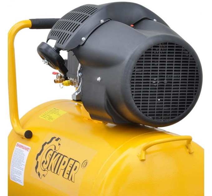 Воздушный компрессор SKIPER AR100V (до 440 л/мин, 8 атм, 100 л, 230 В, 2.2 кВт)