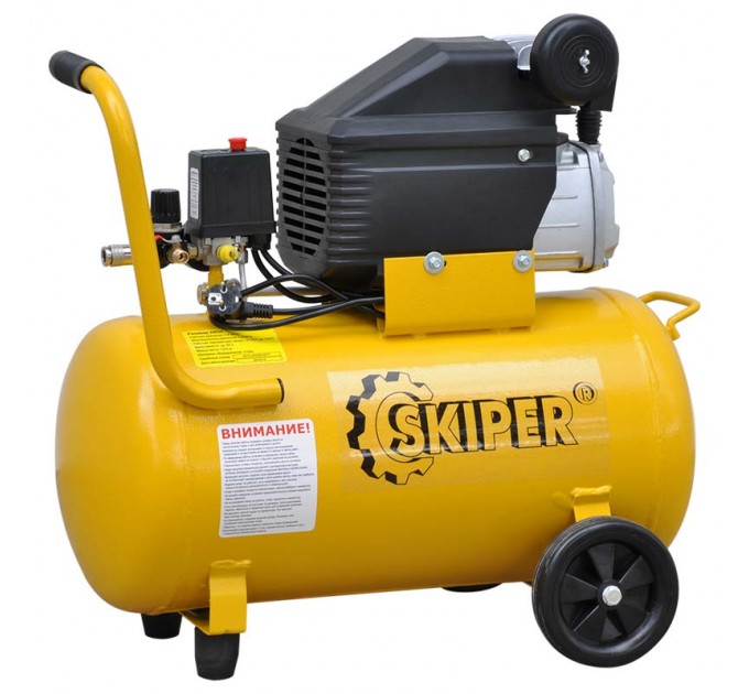 Воздушный компрессор SKIPER AR50B (до 260 л/мин, 8 атм, 50 л, 230 В, 1.80 кВт)