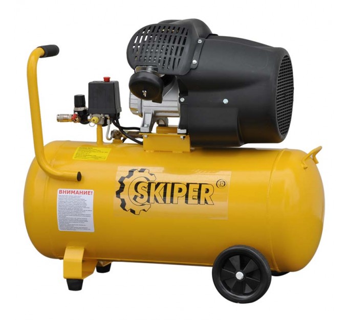 Воздушный компрессор SKIPER AR70V (до 440 л/мин, 8 атм, 70 л, 230 В, 2.2 кВт)