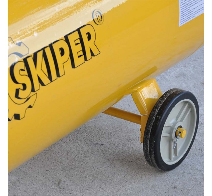 Воздушный компрессор SKIPER IBL3100А (до 600 л/мин, 8 атм, 100 л, 230 В, 3.0 кВт)