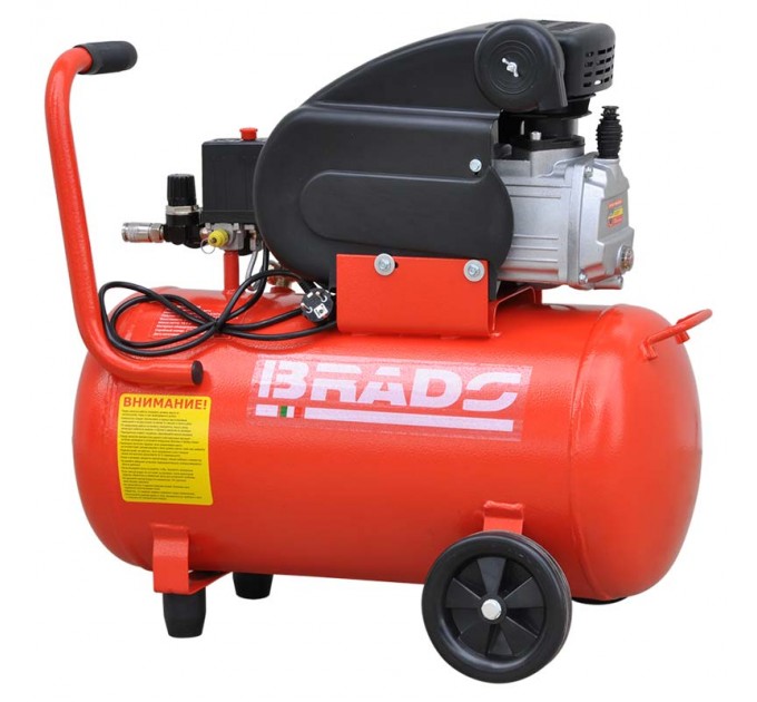 Воздушный компрессор BRADO AR50B (до 260 л/мин, 8 атм, 50 л, 230 В, 1.80 кВт)