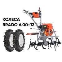 Культиватор SKIPER GT-850SC + колеса BRADO 6.00-12 (комплект)