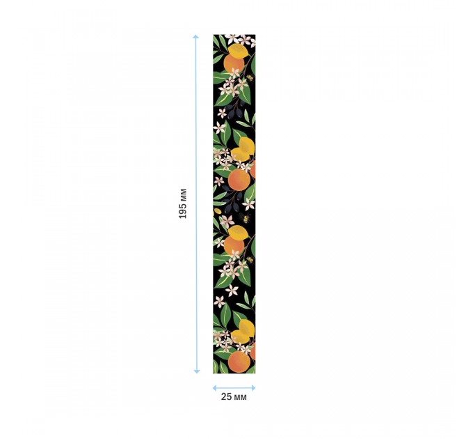 Закладка-магнит для книг 25х195 мм, «Flowers» 339177
